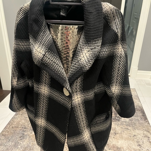 Focus 2000 shorty cute plaid jacket size large - Picture 12 of 17